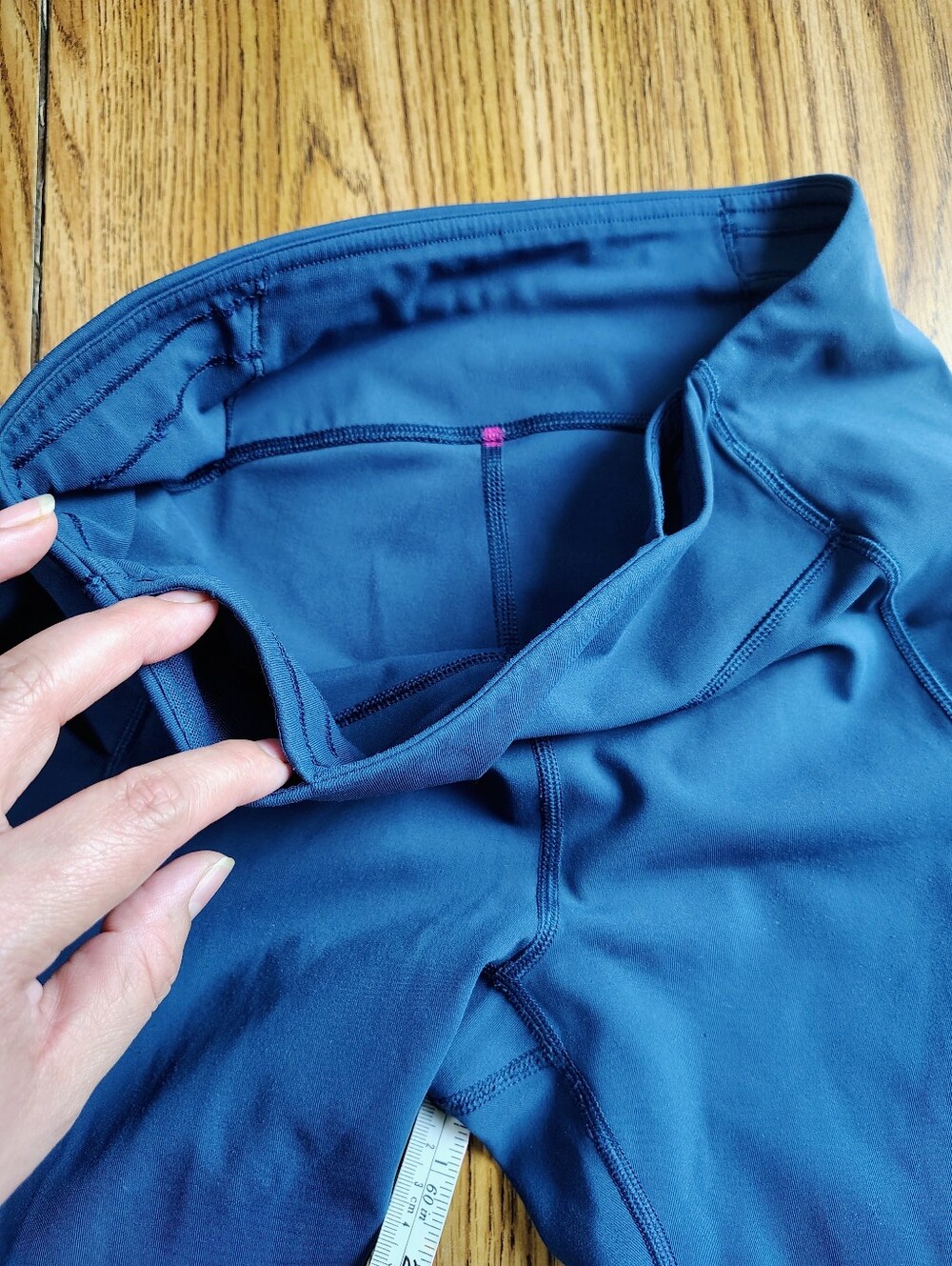 Lululemon Speed Up Tight Warp Tech Fleece Activewear High-Rise Mineral Blue sz 6 - Picture 14 of 16